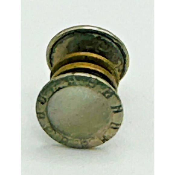 Mother of Pearl Octagon Snap Style Vintage Edwardian Cuff Links - Picture 6 of 8